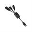 Targus USB 2.0 4-Port Bend-A-Hub with Mini USB Adapter - hub - 4 ports - desktop ACH103US1